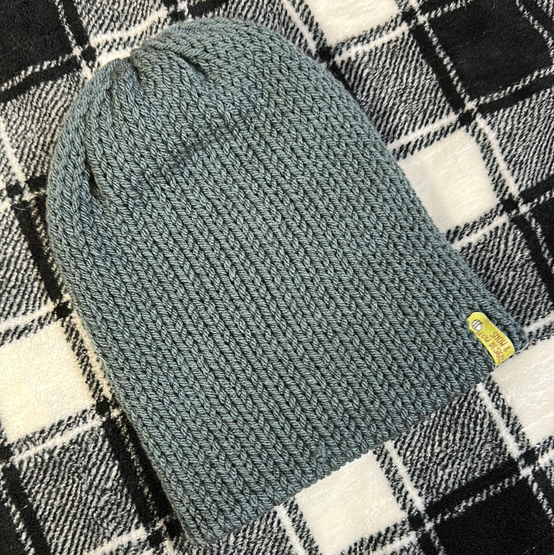 KIDS - Handmade Beanie! Blue Gray!