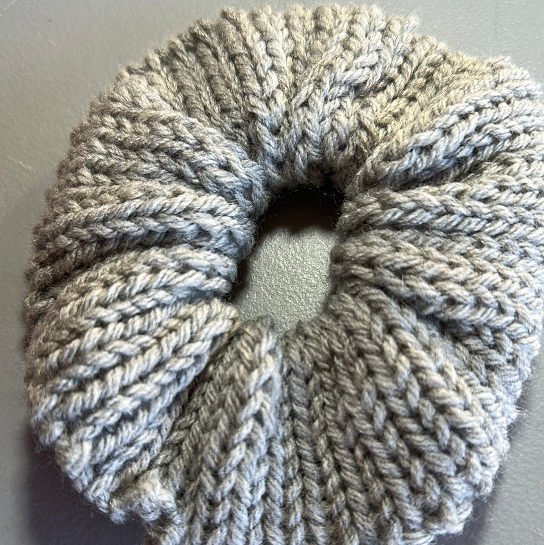 Handmade Scrunchie! Gray!