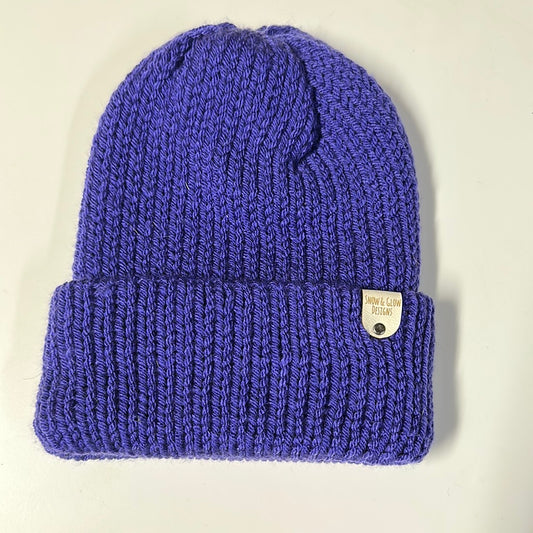 Handmade Beanie! Purple!