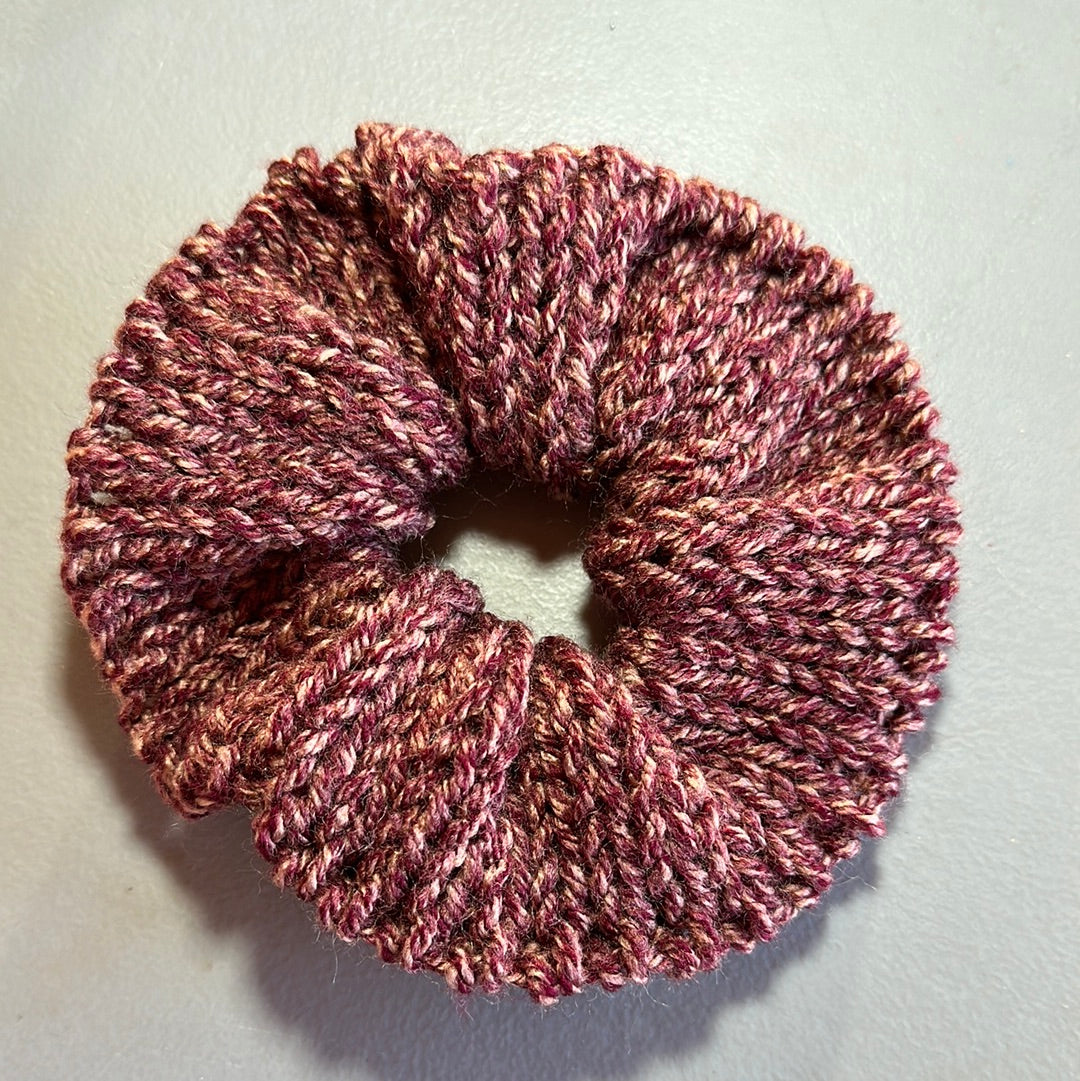 Handmade Scrunchie! Burgundy Marl!