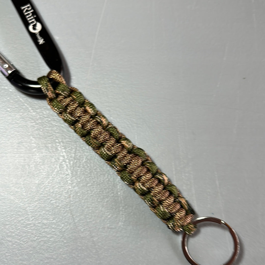 Paracord Keychain - Camo & Brown!