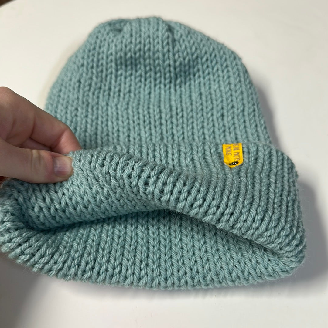 Handmade Beanie! Wool Blend! Light Teal