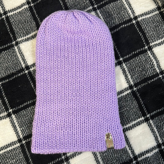 Handmade Beanie! Light purple! Lightweight!