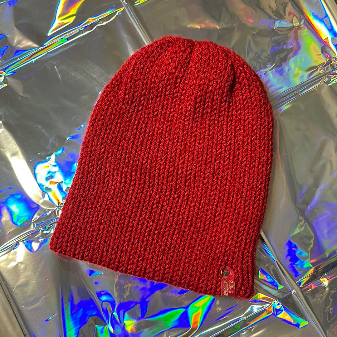 Handmade Beanie! Red!