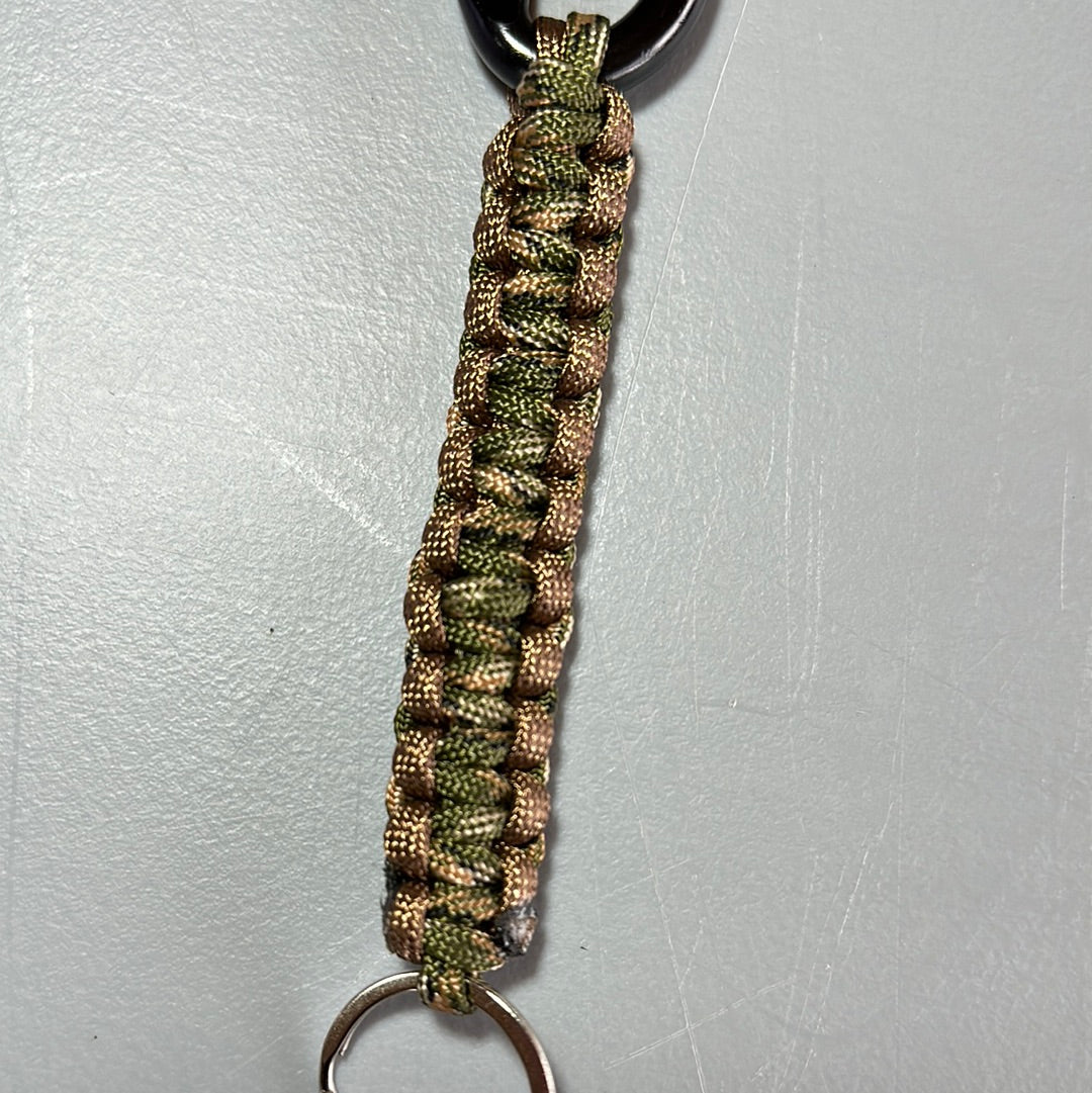 Paracord Keychain - Camo & Brown!