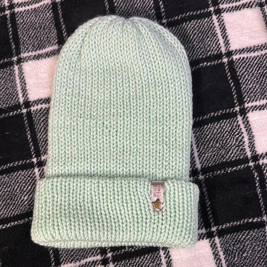 Handmade Beanie! Mint! Lightweight!