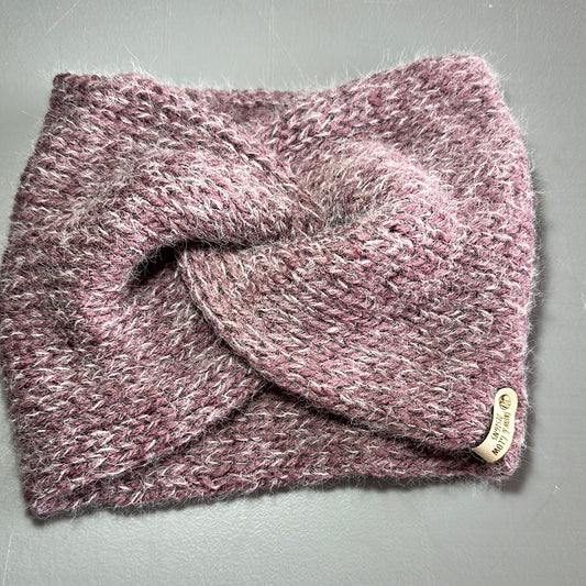 Handmade Headwarmer! Light Mauve!