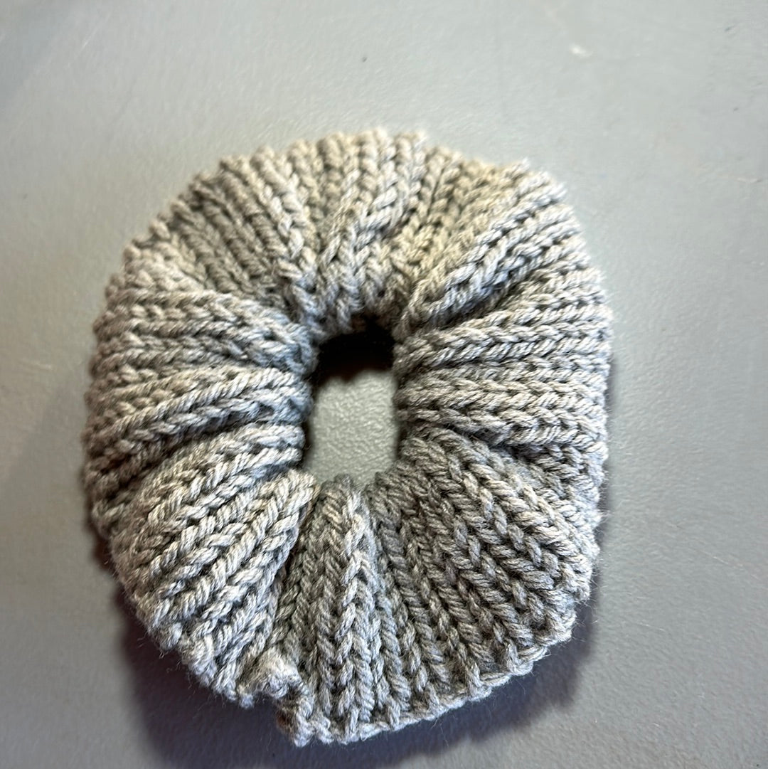 Handmade Scrunchie! Gray!