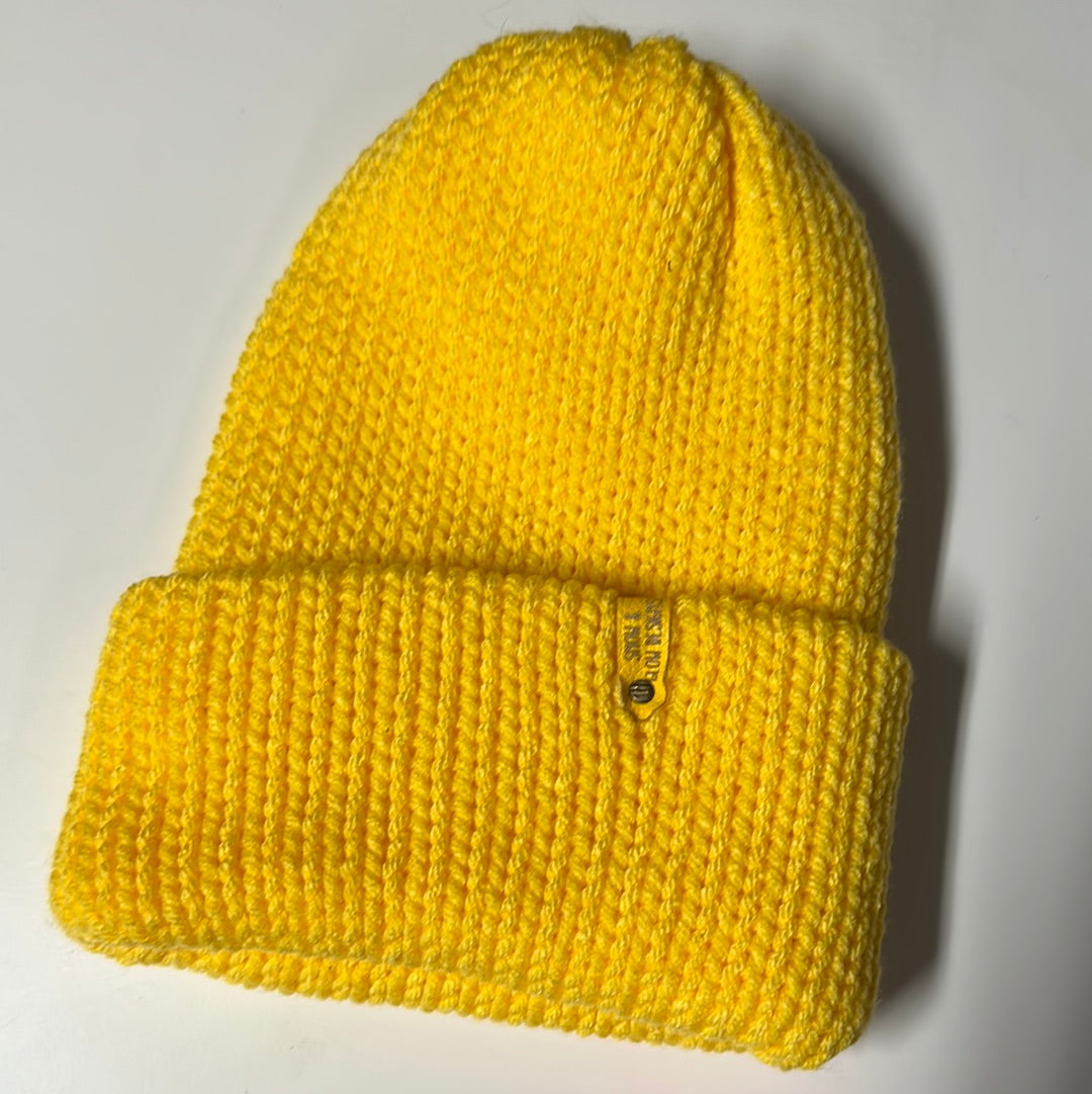 Handmade Beanie! Yellow!