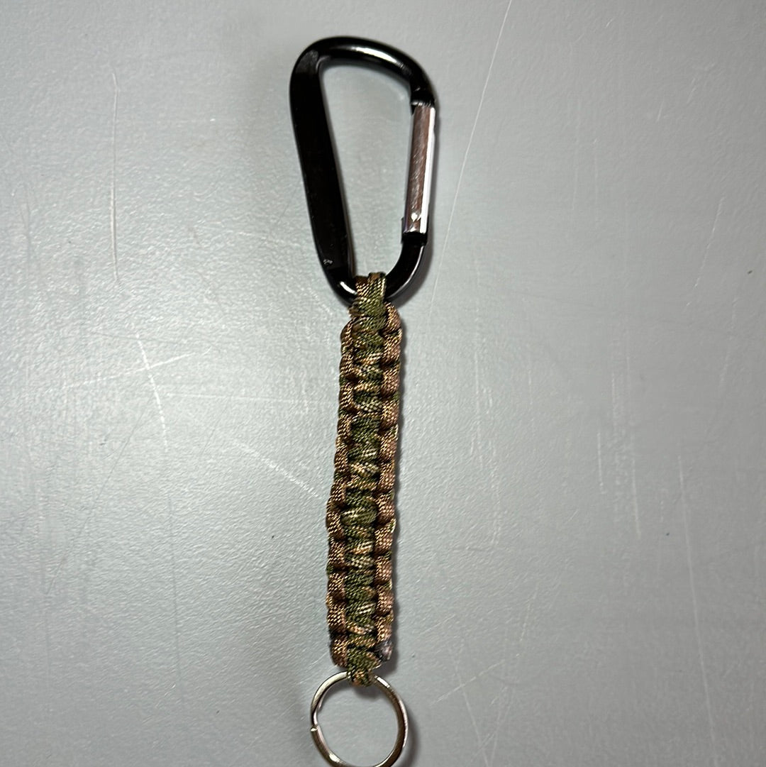 Paracord Keychain - Camo & Brown!