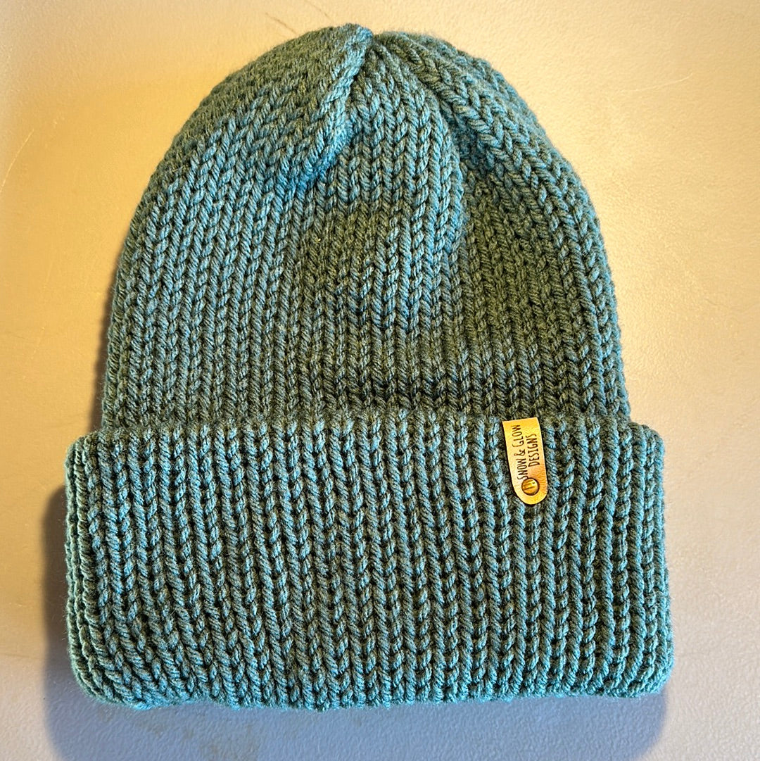 Handmade Beanie! Dark Country Blue!