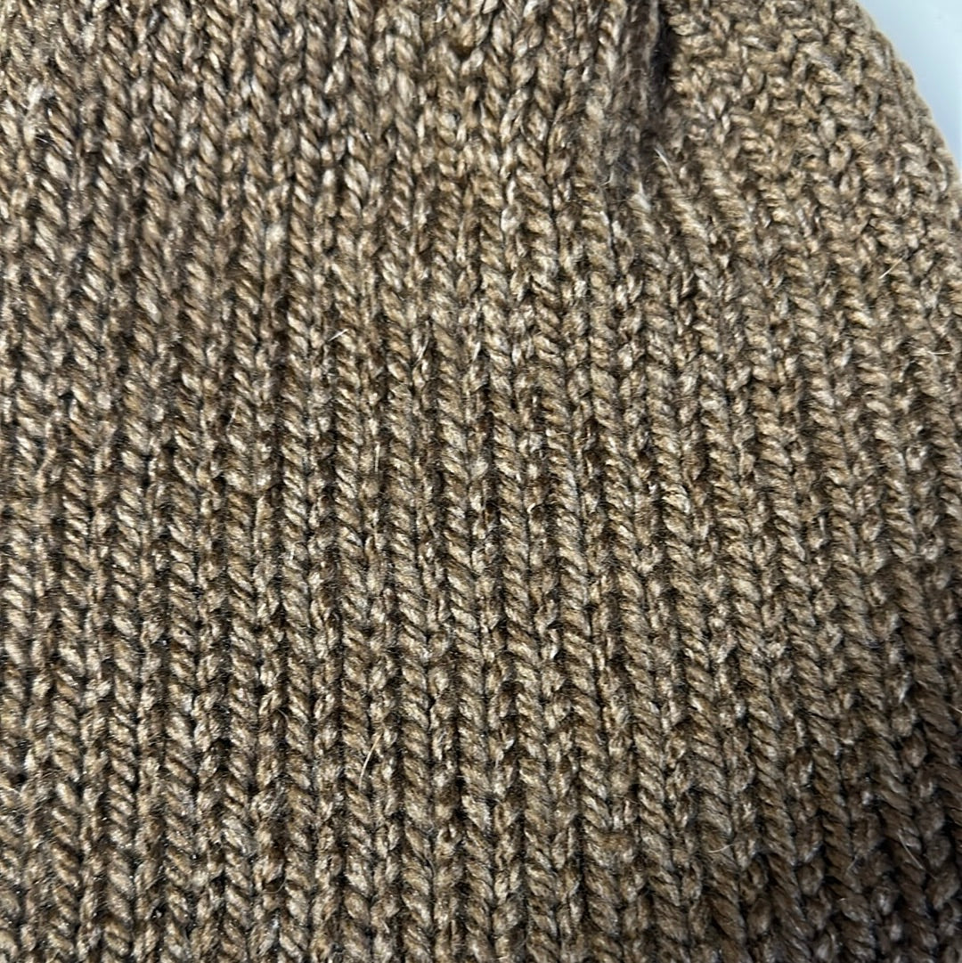 KIDS - Handmade Beanie! Brown! Alpaca blend!