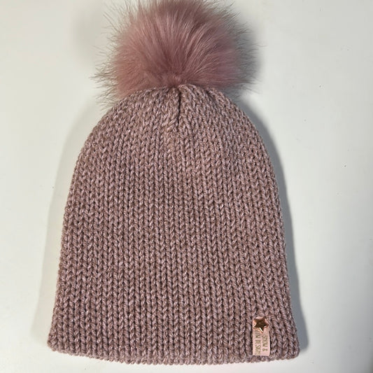 KIDS - Handmade Beanie! Light pink marl!