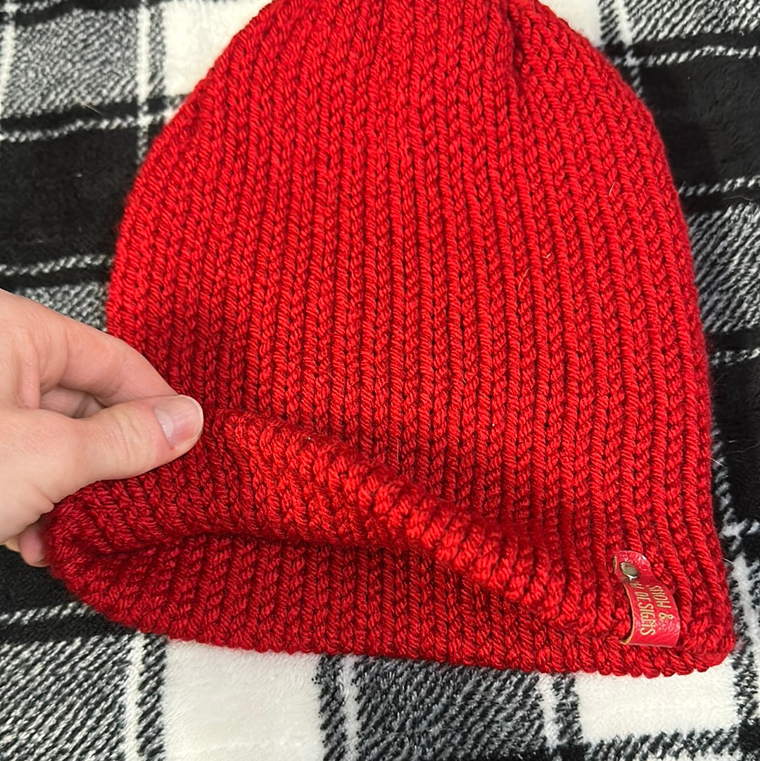 Handmade Beanie! Red!