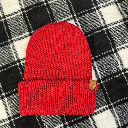 Handmade Beanie! Red! Lightweight!