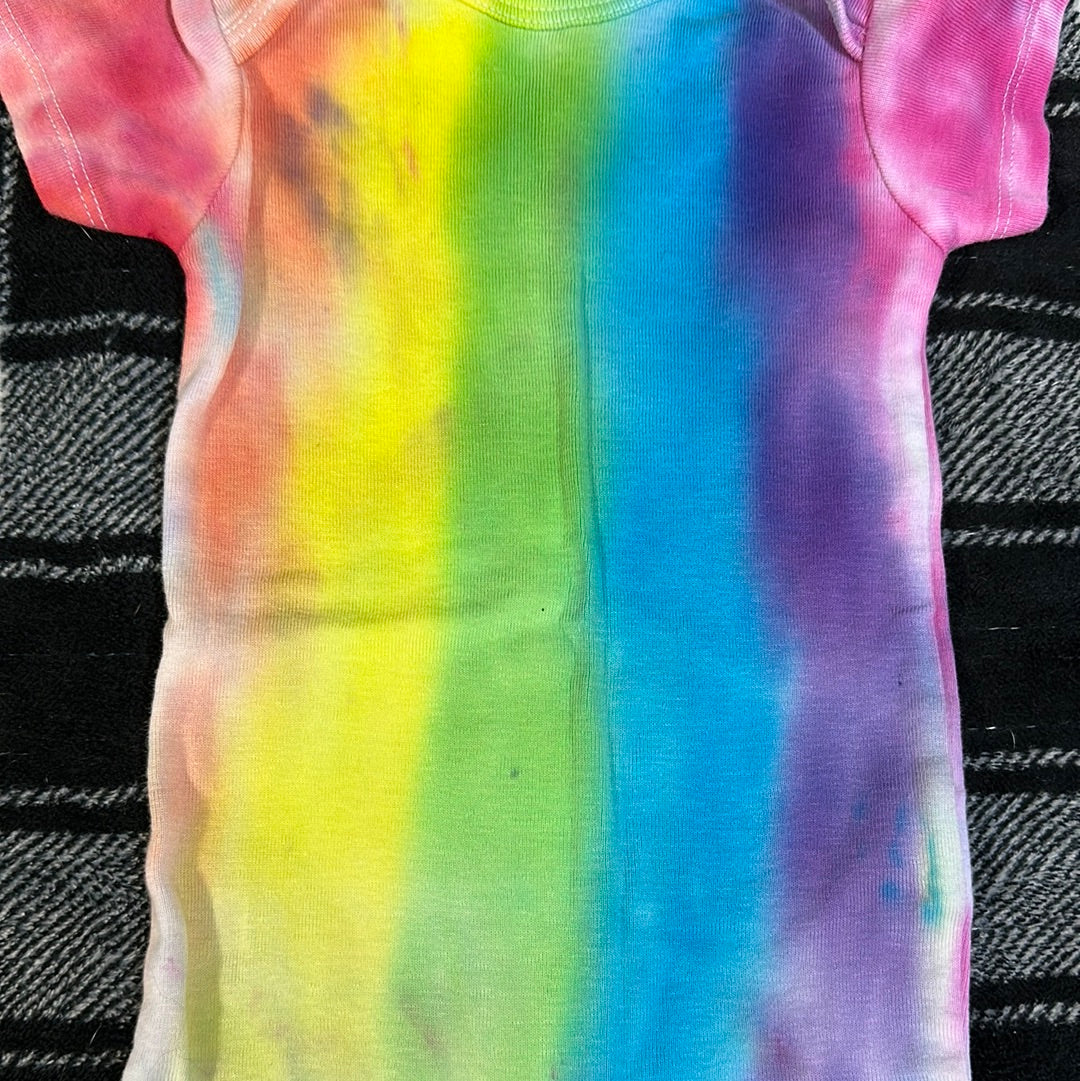 Tie Dye Onesie! Rainbow Pattern! 12 months