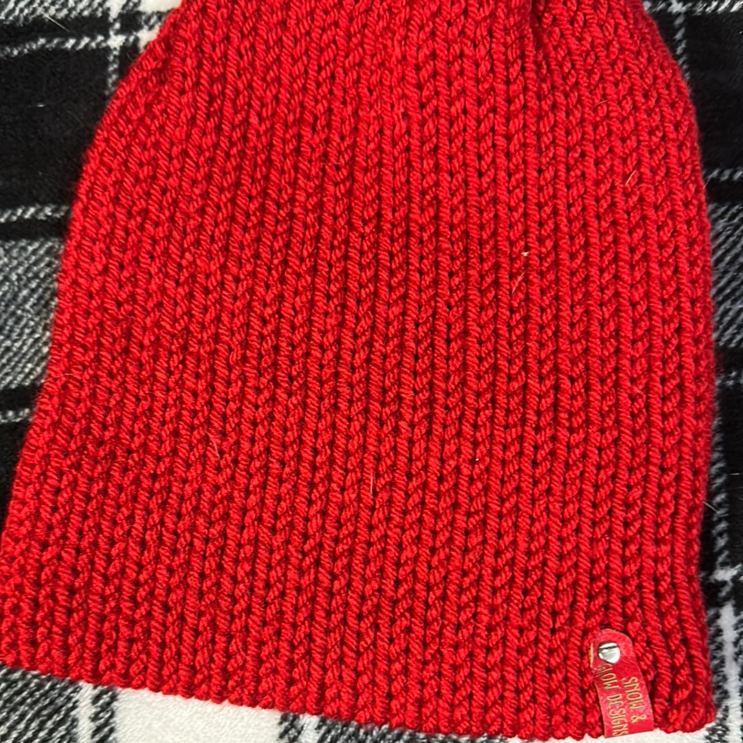 Handmade Beanie! Red!