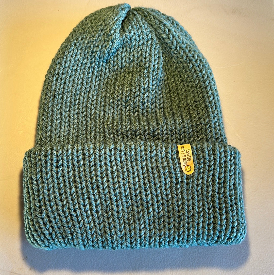 Handmade Beanie! Dark Country Blue!