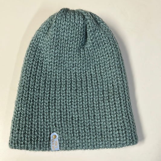 KIDS - Handmade Beanie! Light teal! Alpaca blend!