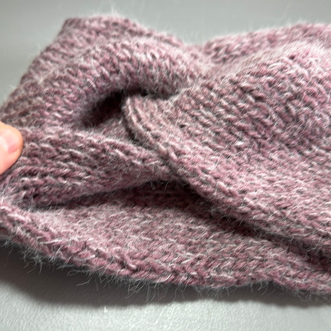 Handmade Headwarmer! Light Mauve!