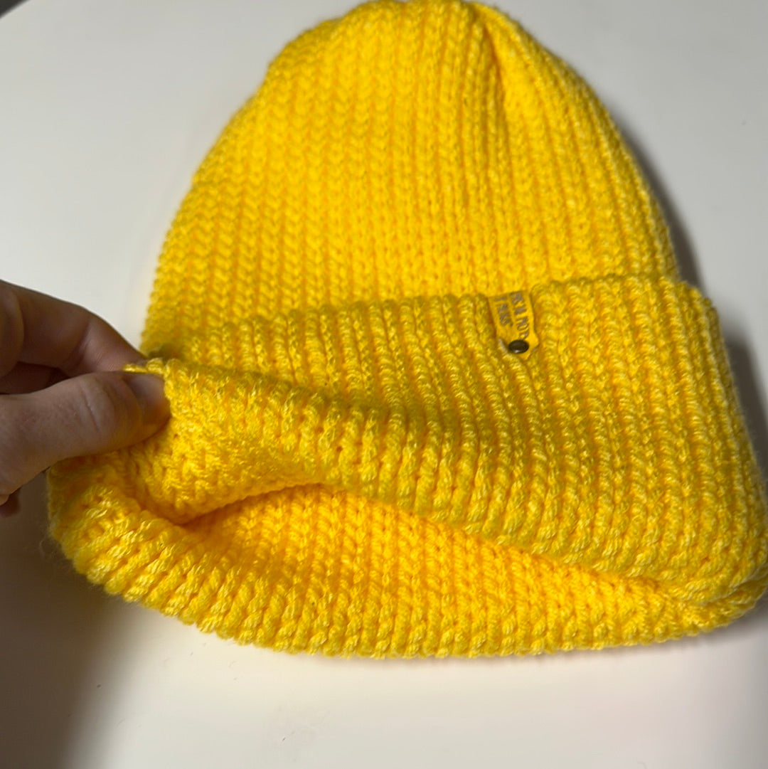 Handmade Beanie! Yellow!