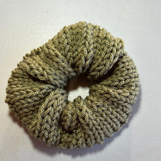 Handmade Scrunchie! Dark Olive Gray!