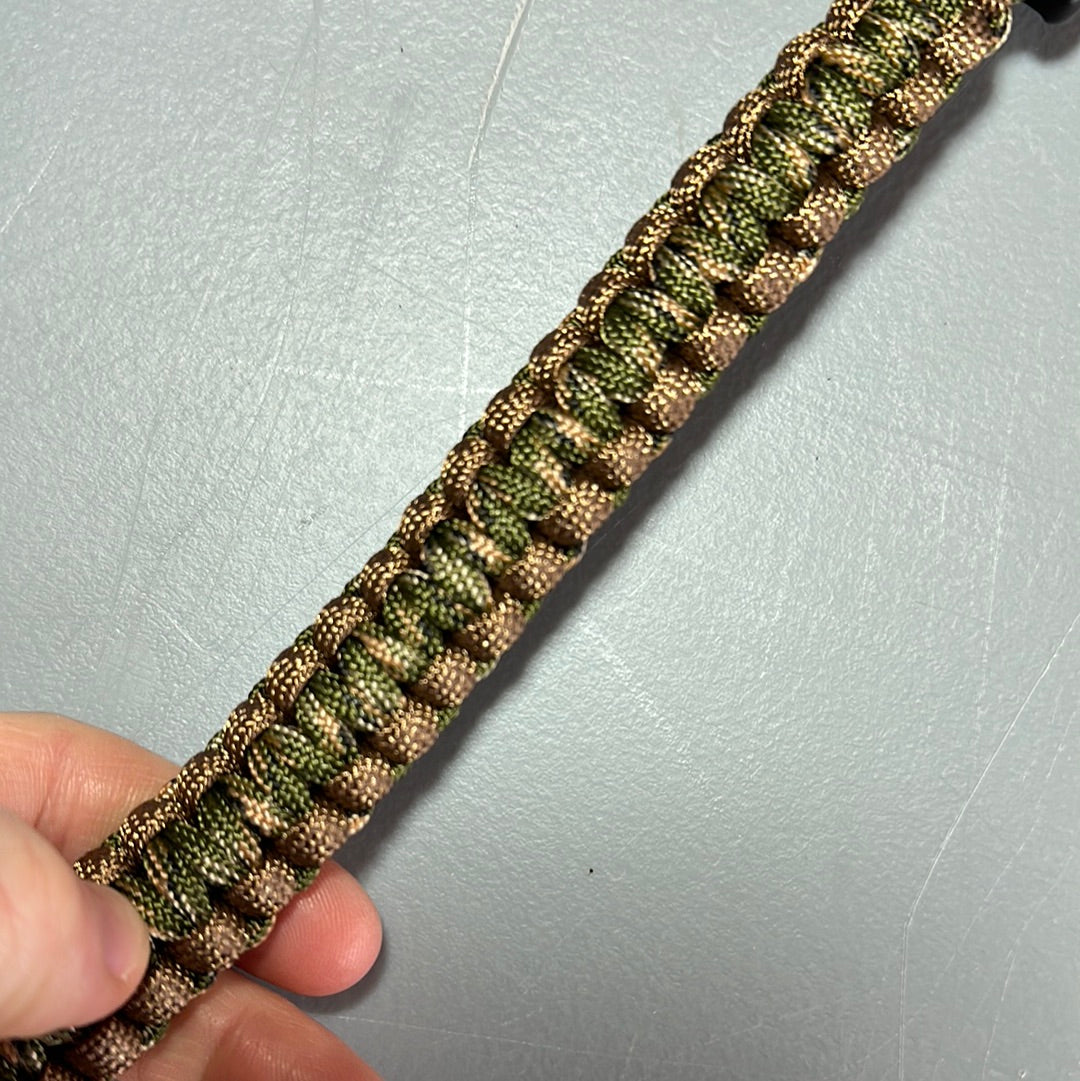 Paracord Bracelet - Camo & Brown! - 8" diameter