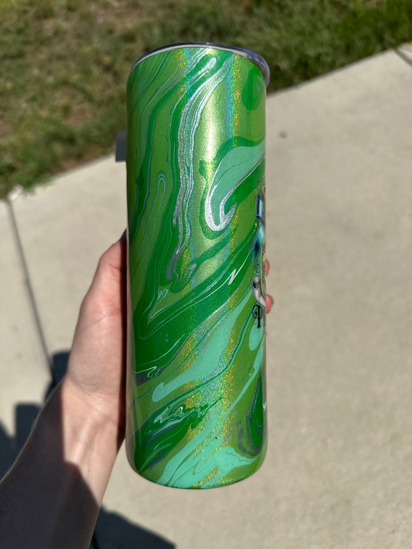 Hydro Dipped Tumbler! Always in a Pickle Mood!