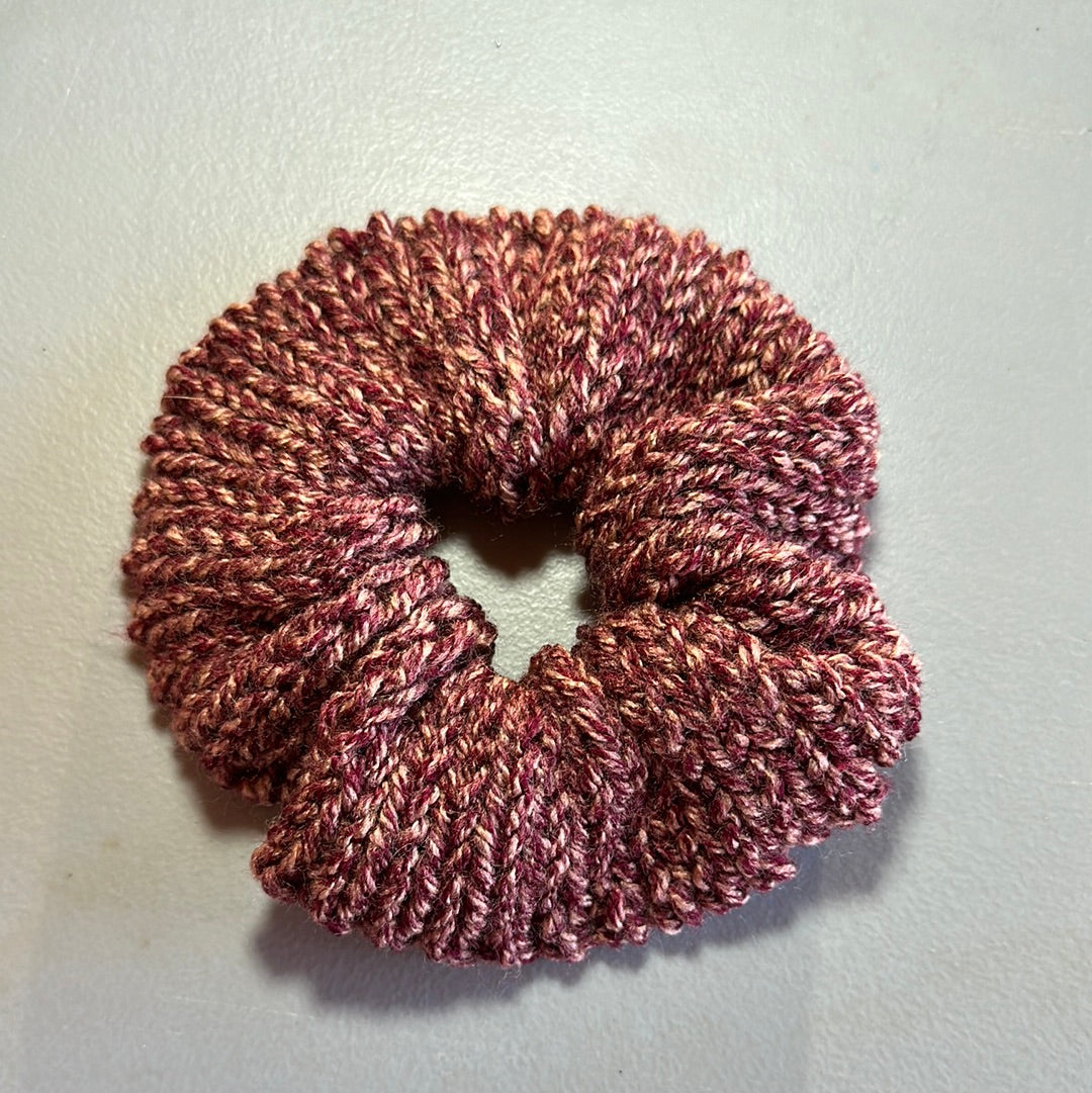 Handmade Scrunchie! Burgundy Marl!