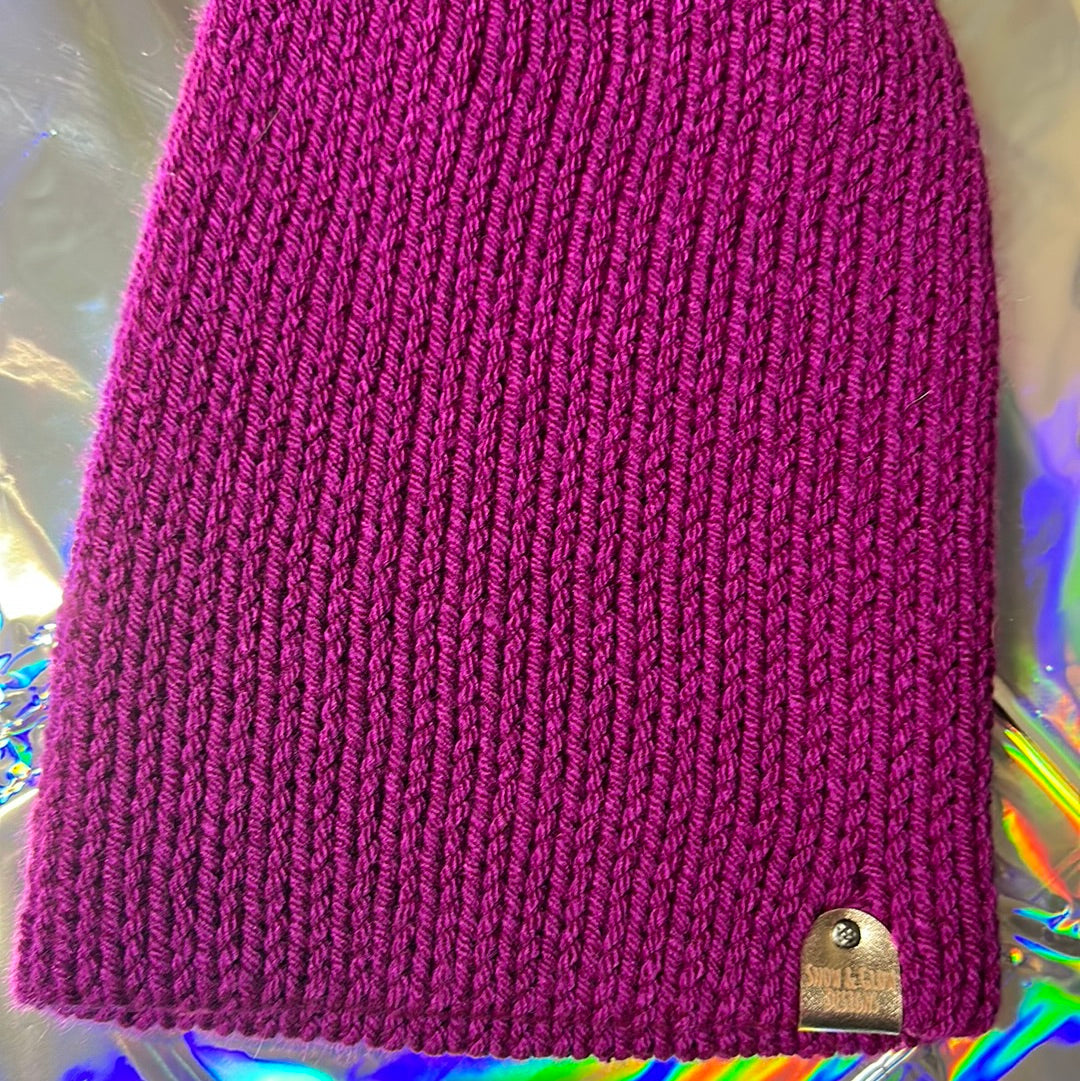 Handmade Beanie! Magenta!