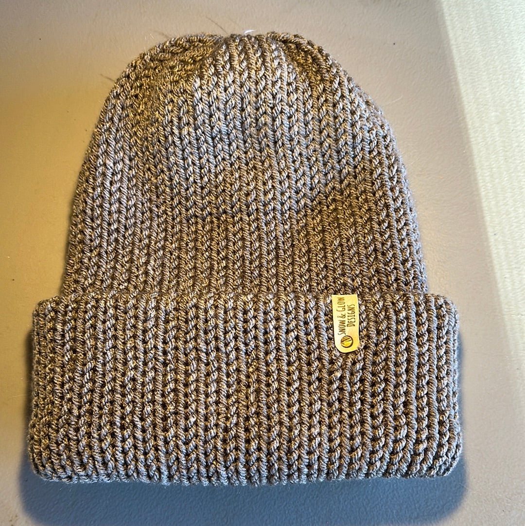 Handmade Beanie! Gray!