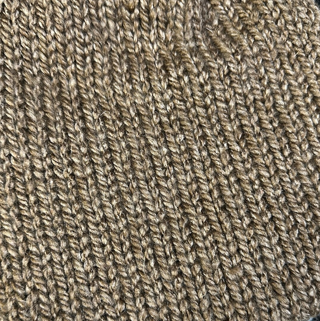 KIDS - Handmade Beanie! Brown! Alpaca blend!