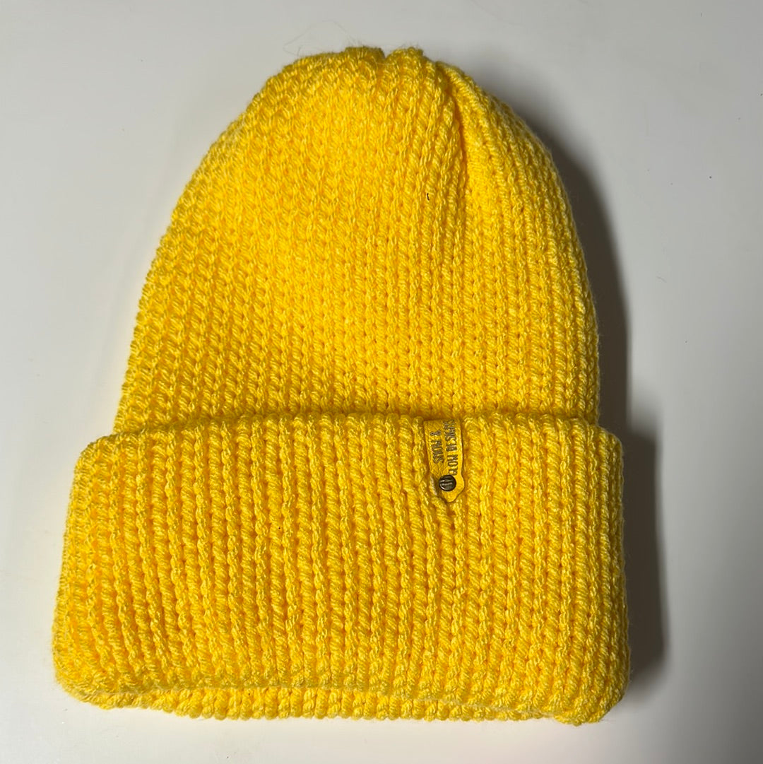 Handmade Beanie! Yellow!