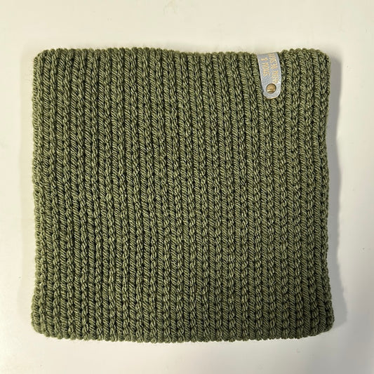 Handmade Neck Warmer! Dark Olive! - Medium