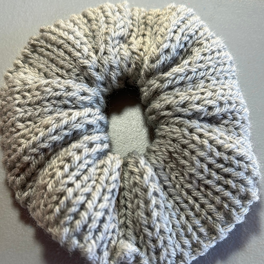 Handmade Scrunchie! Gray!